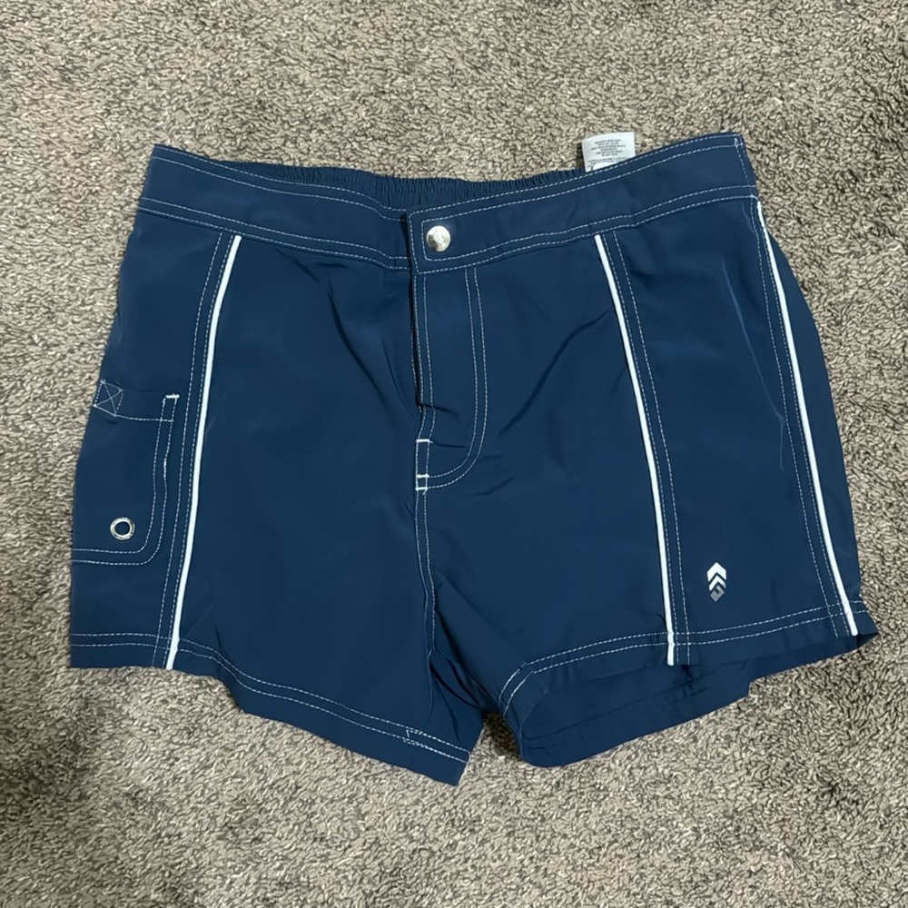 Free Country Women's Swim Shorts - Navy Blue